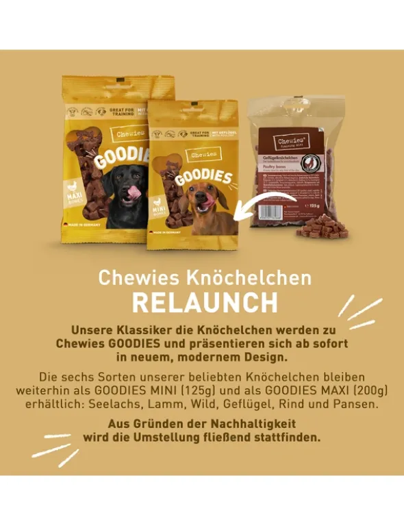 Chewies Goodies Mini Geflügel 125g