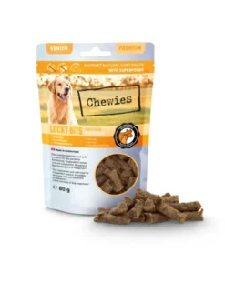 Chewies Lucky Bits Senior Rind & Huhn 80g