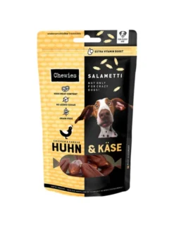 Chewies Salametti Huhn & Käse 60g