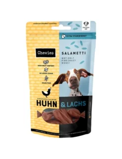 Chewies Salametti Huhn & Lachs 60g