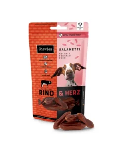 Chewies Salametti Rind & Herz 60g
