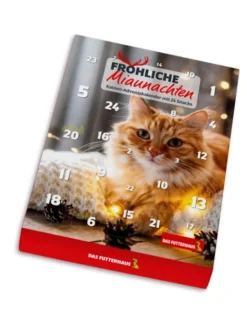 DAS FUTTERHAUS Adventskalender Katze mit 24 Snacks 150g