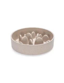Designed by Lotte Anti-Schling-Napf Pom für Hunde beige 800 ml