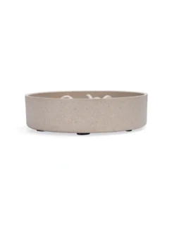 Designed by Lotte Anti-Schling-Napf Pom für Hunde beige 800 ml