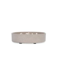 Designed by Lotte Anti-Schling-Napf Pom für Katzen beige