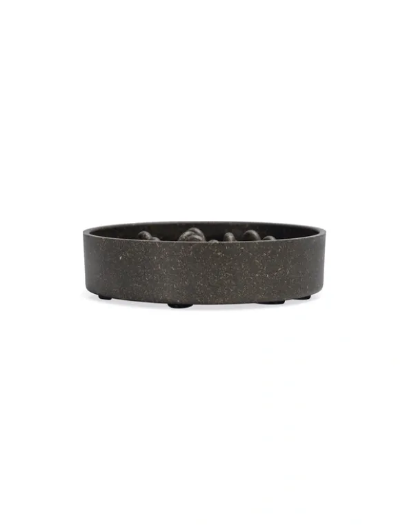 Designed by Lotte Anti-Schling-Napf Pom für Katzen grau