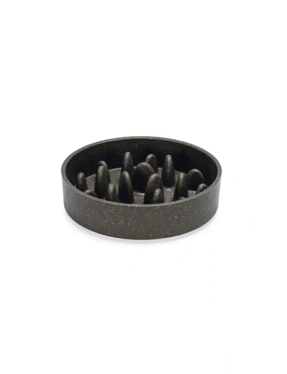 Designed by Lotte Anti-Schling-Napf Pom für Katzen grau