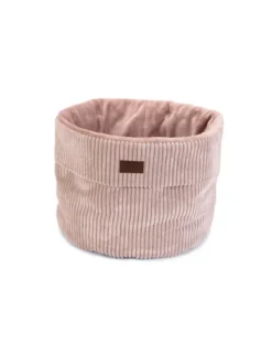 Designed by Lotte Katzen Korb Ribbed rosa