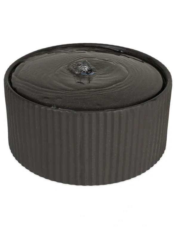 District 70 Keramik Trinkbrunnen Sense schwarz