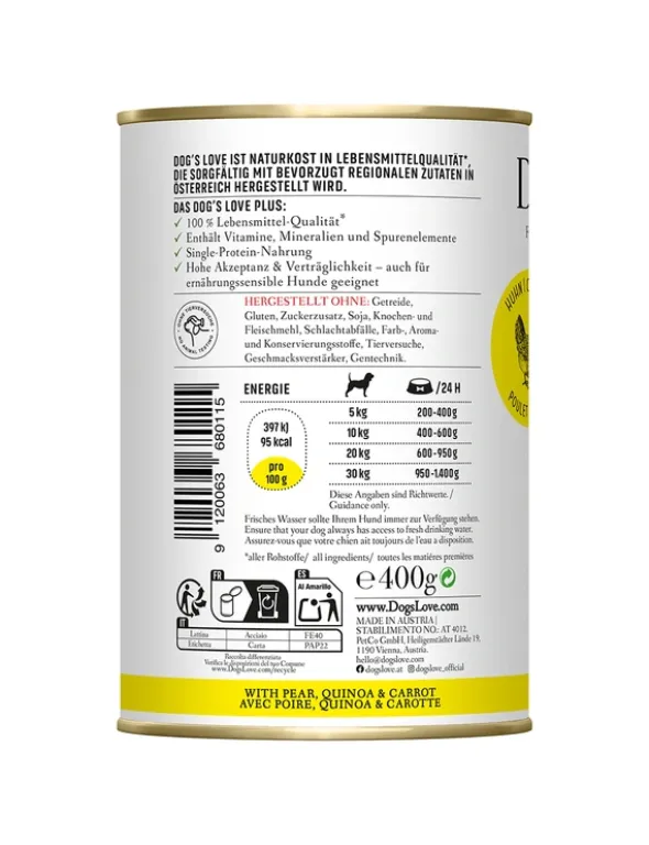 DOG'S LOVE Adult Huhn 400g