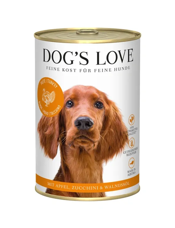 DOG'S LOVE Adult Pute 400g