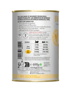 DOG'S LOVE Junior Geflügel 400g