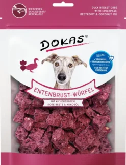 DOKAS Entenbrust-Würfeln Rote Beete & Kokosöl 150g