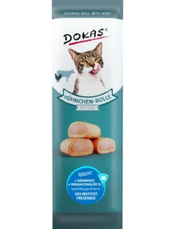 DOKAS Hühnchen-Rolle mit Rind mit Rind 10g