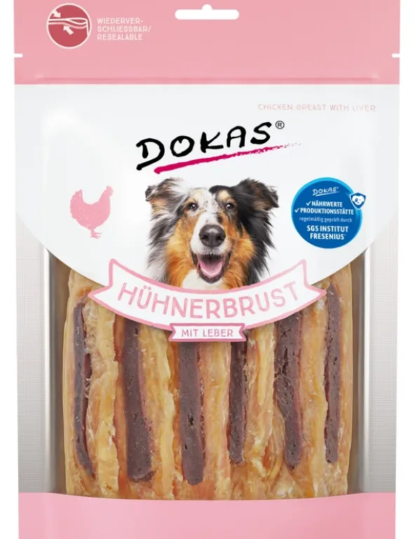 DOKAS Hühnerbrust mit Leber 220g