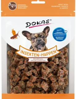 DOKAS Insekten-Happen Insekten-Happen Mehlwürmer, Grillen, Karotte 100g