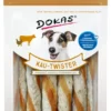 DOKAS Kau-Twister Rinderhaut, Pansen & Hühnerbrustfilet 200g