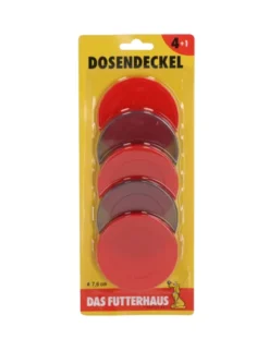 Dosendeckel Klein Futterhaus 5er Set Ø 7,6 cm