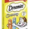 Dreamies Creamy Mega Pack mit Huhn, mit Lachs 120g