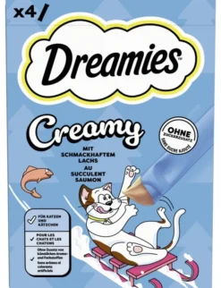 Dreamies Creamy mit Lachs 40g