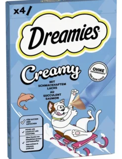 Dreamies Creamy mit Lachs 40g