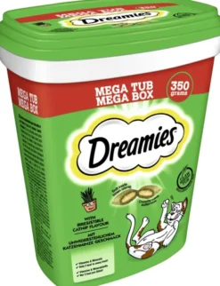 Dreamies Mega Box mit Katzenminze Geschmack 350g