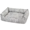 duvoplus Bett Cliff rechteckig grau 45 x 30 cm