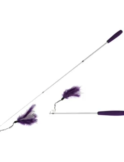 EBI Katzenangel Telescope violett, weiß