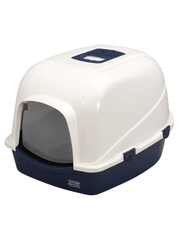 EBI Katzentoilette Eclipse 70 dunkelblau, weiß L