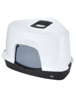 EBI Katzentoilette Prism 70 Ecke schwarz, weiß L