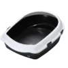 EBI Katzentoilette Space 70 schwarz, weiß 56x70x27cm
