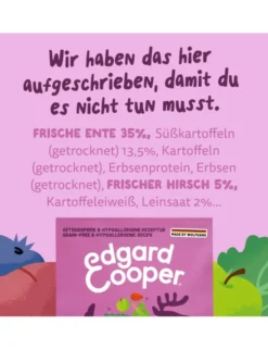 Edgard & Cooper Adult Hirsch / Ente 7kg