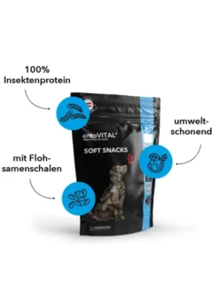 entoVITAL Soft Snack Hund Insekten 100g