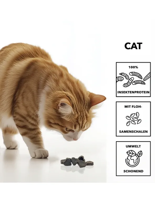 entoVITAL Soft Snack Katze Insekten 100g