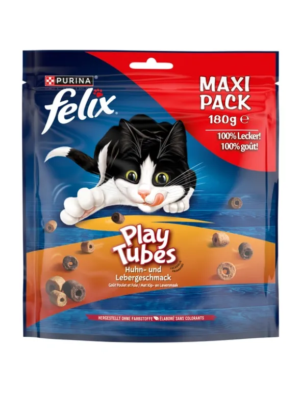 FELIX Play Tubes Huhn & Leber 180g