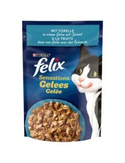 FELIX Sensations Gelees Forelle & Spinat 85g