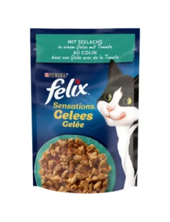 FELIX Sensations Gelees Seelachs & Tomate 85g