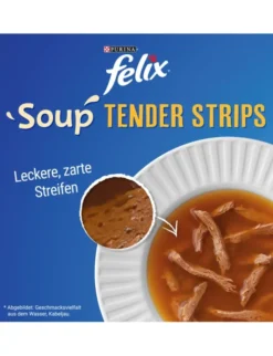 FELIX Soup Tender Strips Geschmacksvielfalt aus dem Wasser 288g
