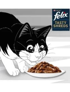 FELIX Tasty Shreds Multipack Gemischte Vielfalt 800g