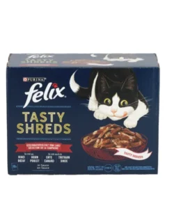 FELIX Tasty Shreds Multipack Geschmacksvielfalt vom Land 800g