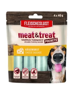 FLEISCHESLUST Meat+Treat Käsewurst 40g