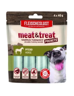 FLEISCHESLUST Meat+Treat Pferd 40g