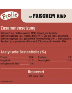 Frolic mit frischem Rind 1,5kg