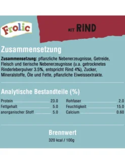 Frolic RODEO TWISTOS mit Rind 105g