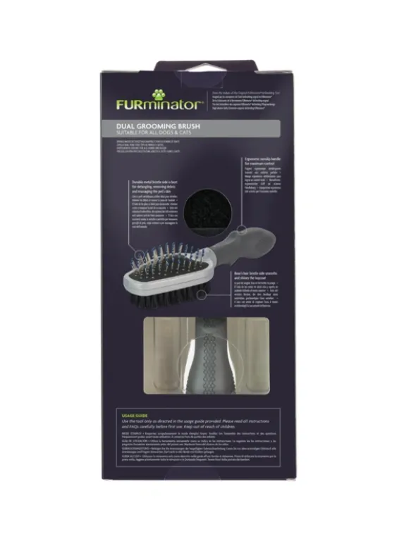 FURminator Doppelbürste anthrazit