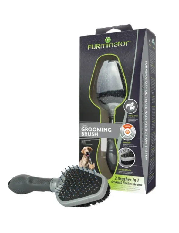 FURminator Doppelbürste anthrazit