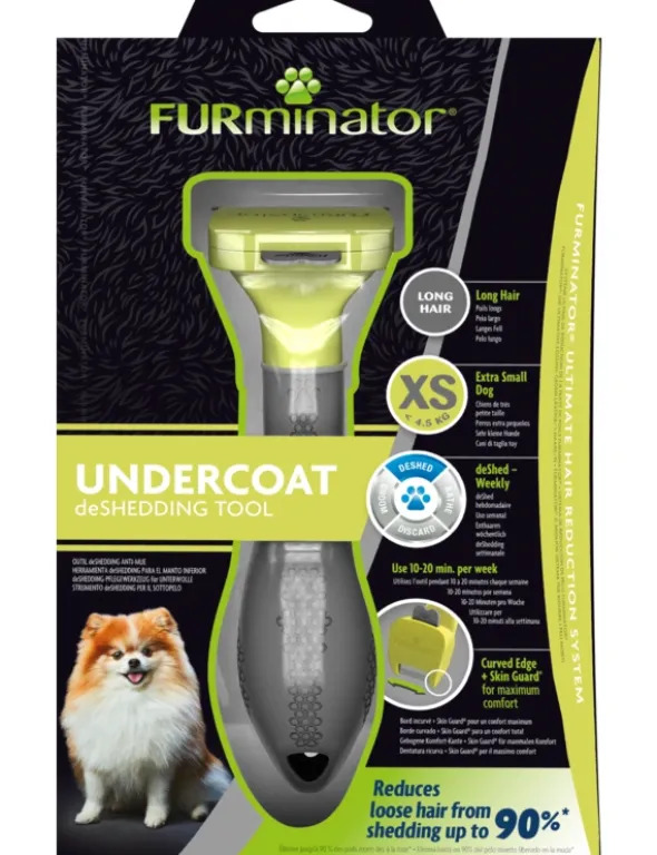 FURminator Hund deShedding Langhaar anthrazit XS