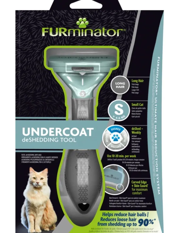 FURminator Katze deShedding Langhaar anthrazit S