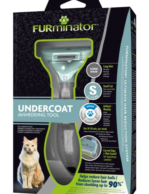 FURminator Katze deShedding Langhaar anthrazit S