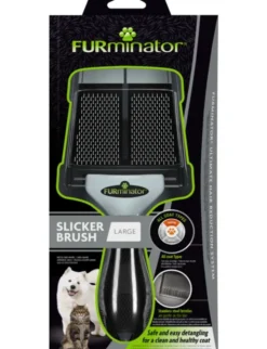 FURminator Slicker Brush Firm anthrazit